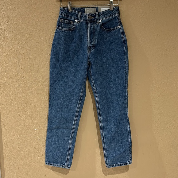 NWT Everlane 90’s Curvy High Rise Crop Denim Light Wash Jeans Women’s Size 25 - Picture 5 of 12